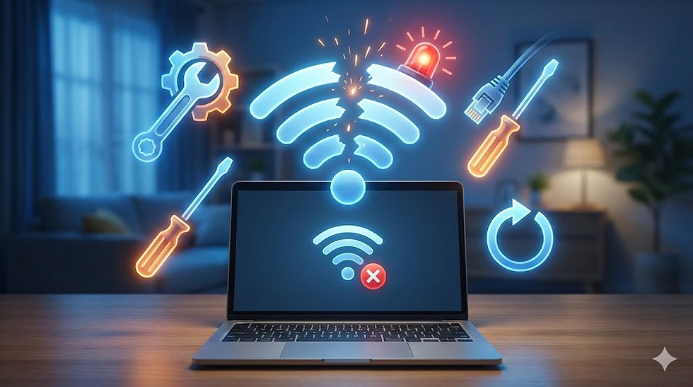 電腦突然無法連接 Wi-Fi?6 個方法教你自己修好