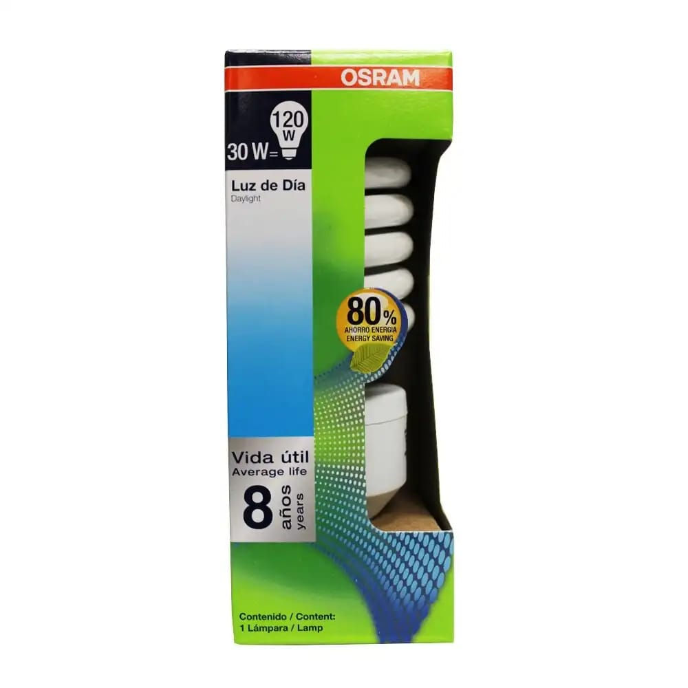 Foco Ahorrador Espiral 30 w