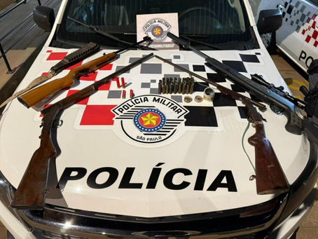 Suspeito de revenda ilegal de armas é detido em Mira Estrela