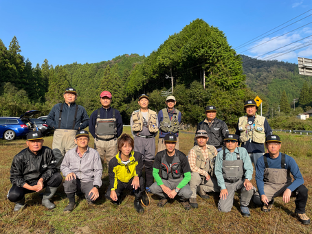愛知県 特別採捕 アマゴ調査実施しました。