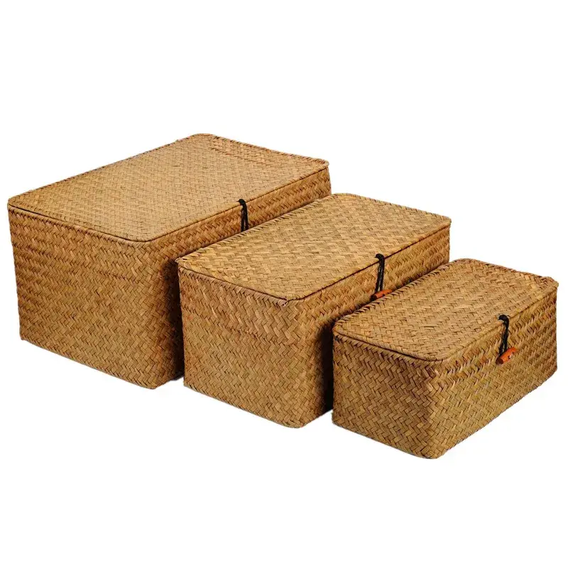 Thumbnail: Nursery Storage Box – Seagrass Wicker Basket