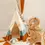 Thumbnail: Caramel and Blue Circus Teepee Tent with Frills