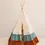 Thumbnail: Caramel and Blue Circus Teepee Tent with Frills