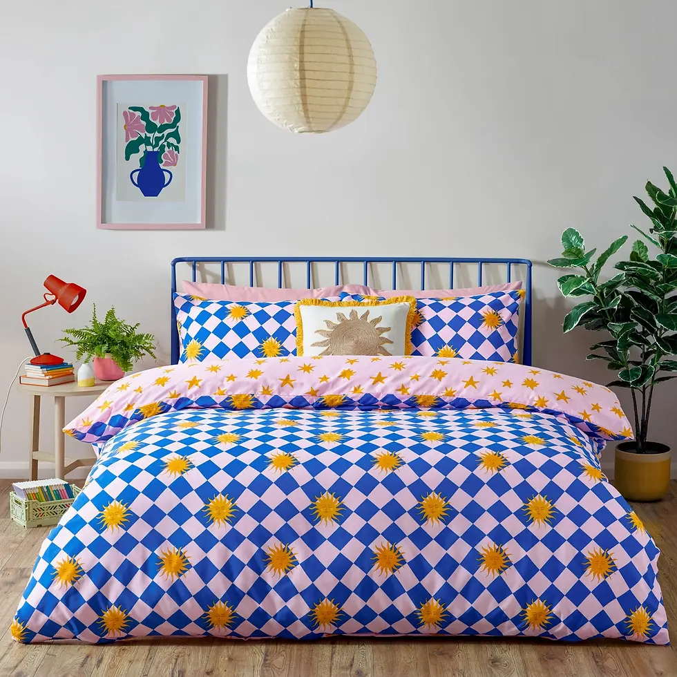 Thumbnail: Star and Sunshine Children's Single Duvet Cover Bedding Set