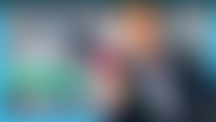 Financial advisor pointing at AI robot inside a bubble with question mark, discussing whether AI stocks are in a bubble like the dot-com era