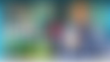 Financial advisor in blue blazer gesturing next to image of Federal Reserve Chair Jerome Powell with bold text reading Fed Cuts Rates