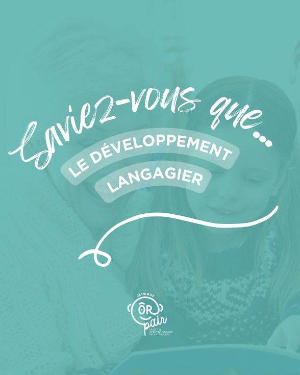 Développement langagier 1