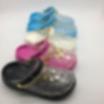 Miniatura: Women's Clog Clear Transparent Jelly Shoes Blue Pink Eva Clearing Clogs