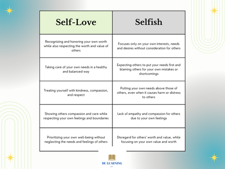 Self-Love or Selfish?