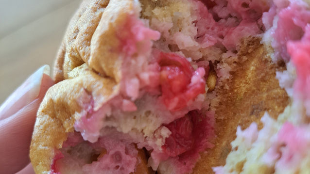 Cupcakes au mascarpone - groseilles et nectarine