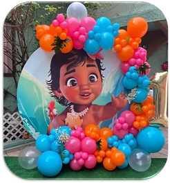 Organización de eventos infantiles; Fiestas temáticas personalizadas ; Decoración con globos para fiestas; Mesas de dulces