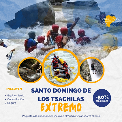 Post de instagram paquete de experiencias Cancún moderno blanco con azul .png
