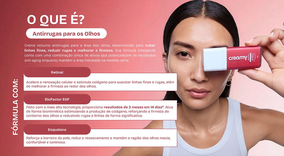 Retinal para Olhos Creamy