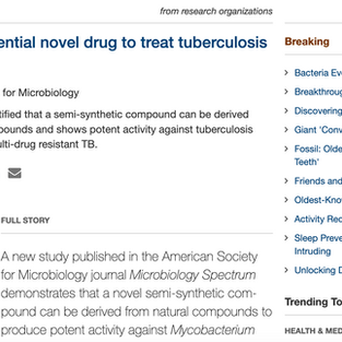 Plant-Derived Compound Offers Hope Against Drug-Resistant Tuberculosis
