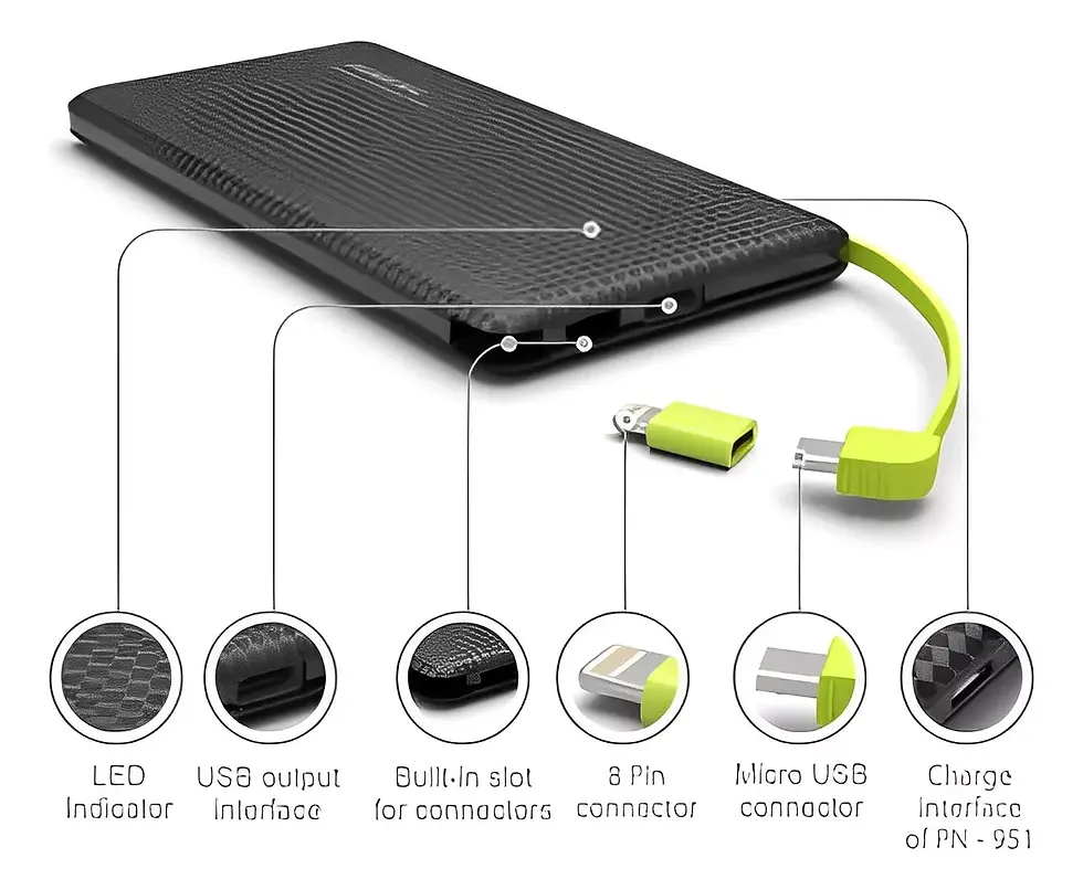 Miniatura: Power Bank 10.000mah (recarregador portátil de celular)