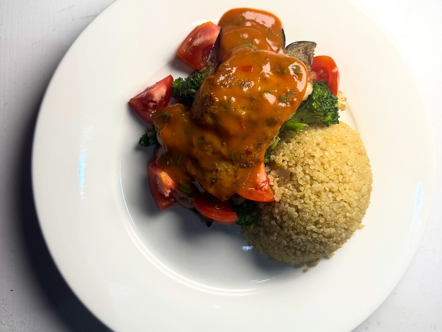 Arranged Food and Objects