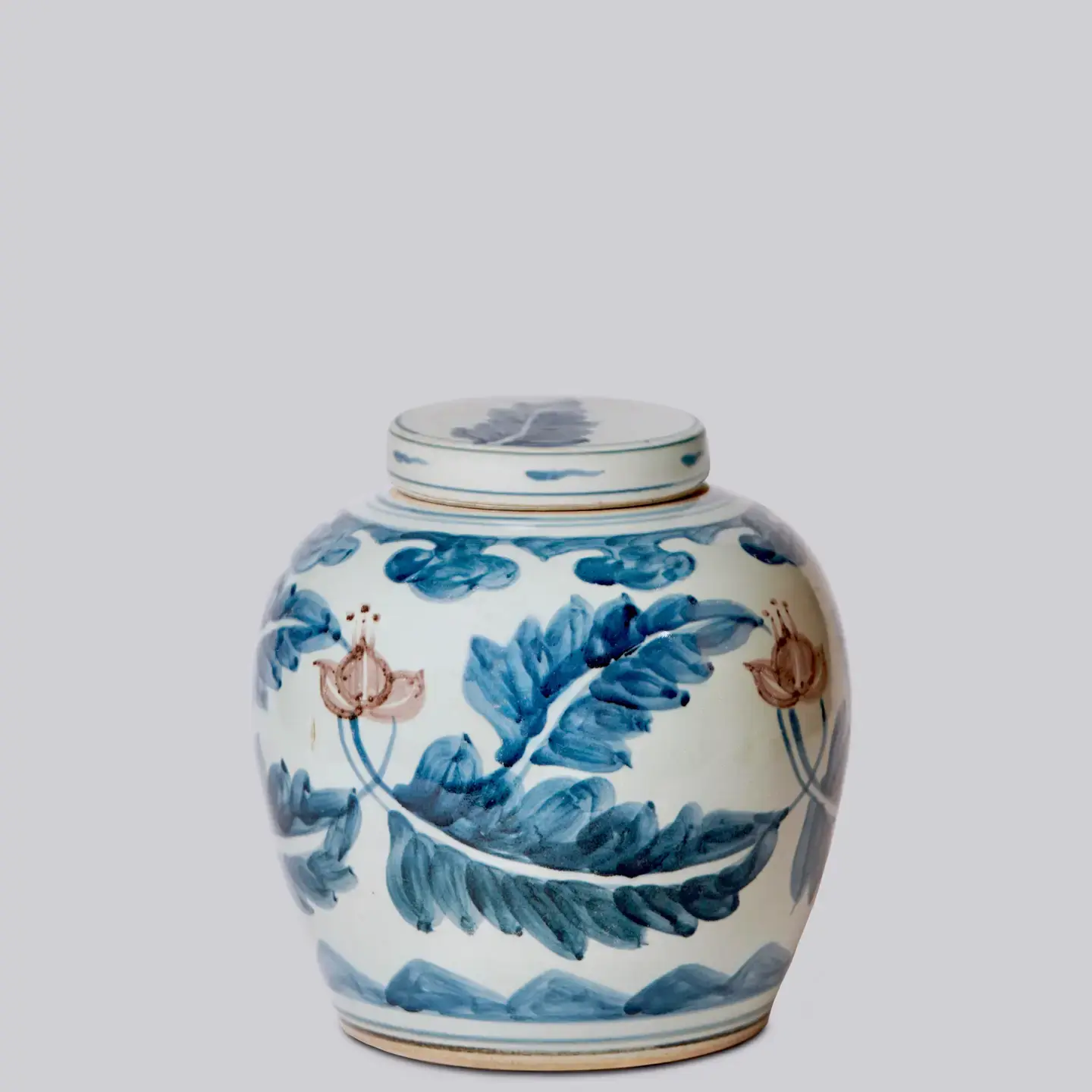 Blue and white pottery