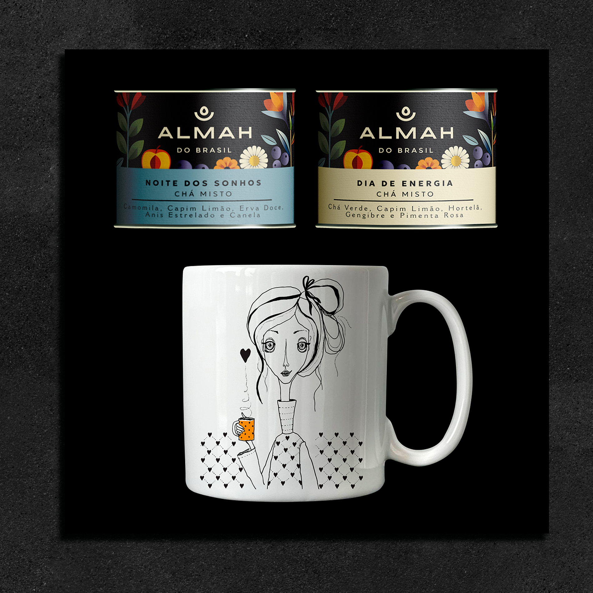 Caixa 09 I Dois mini sabores + caneca