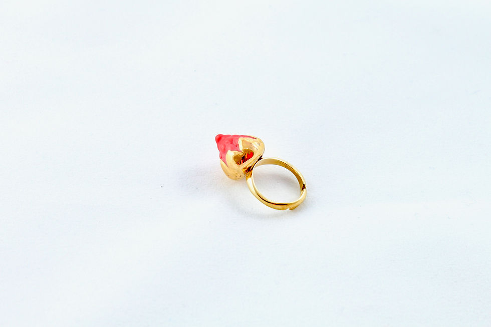 Thumbnail: Queens Ring Red & Gold