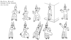 Friar Tuck Poses