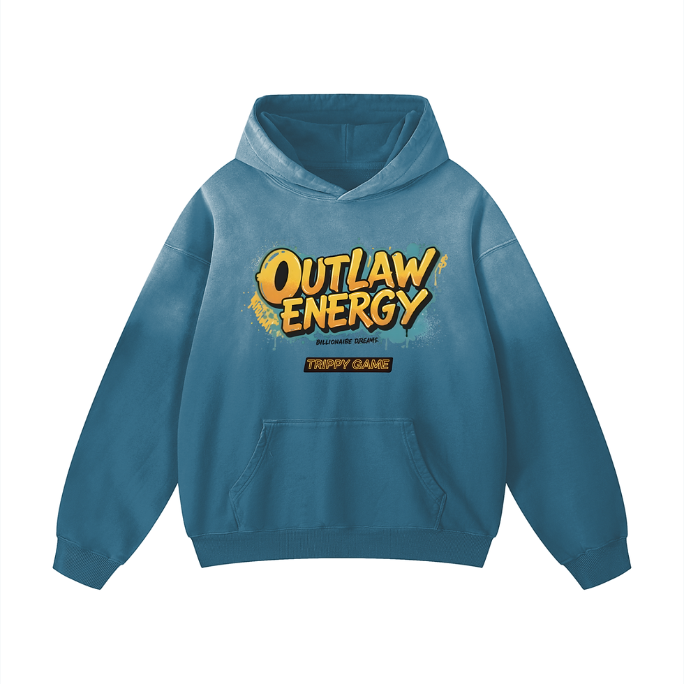 Miniatura: Outlow Energy Heavyweight Sunfade Oversized Hoodie