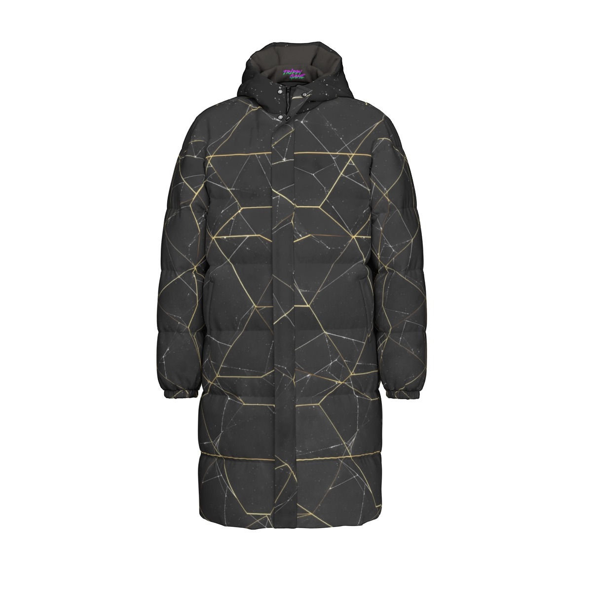 Golden Strike Unisex Long Down Jacket