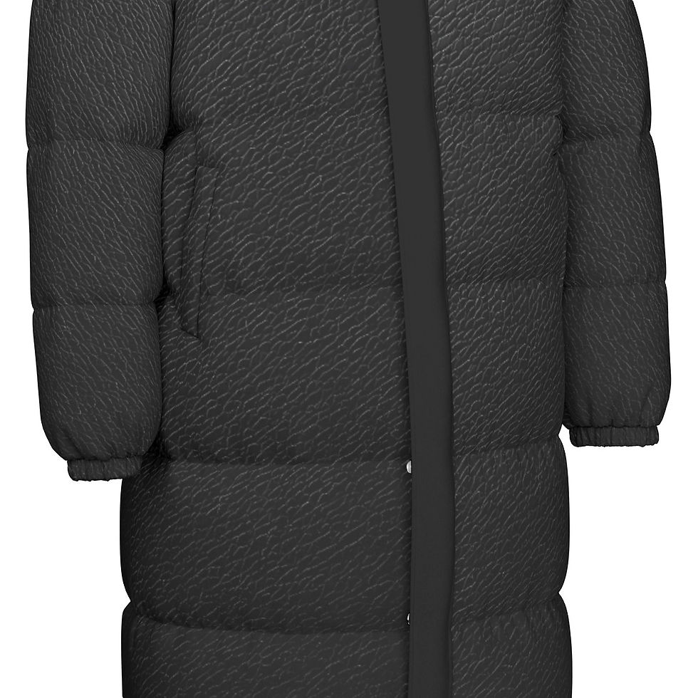Thumbnail: The Grey Unisex Long Down Jacket
