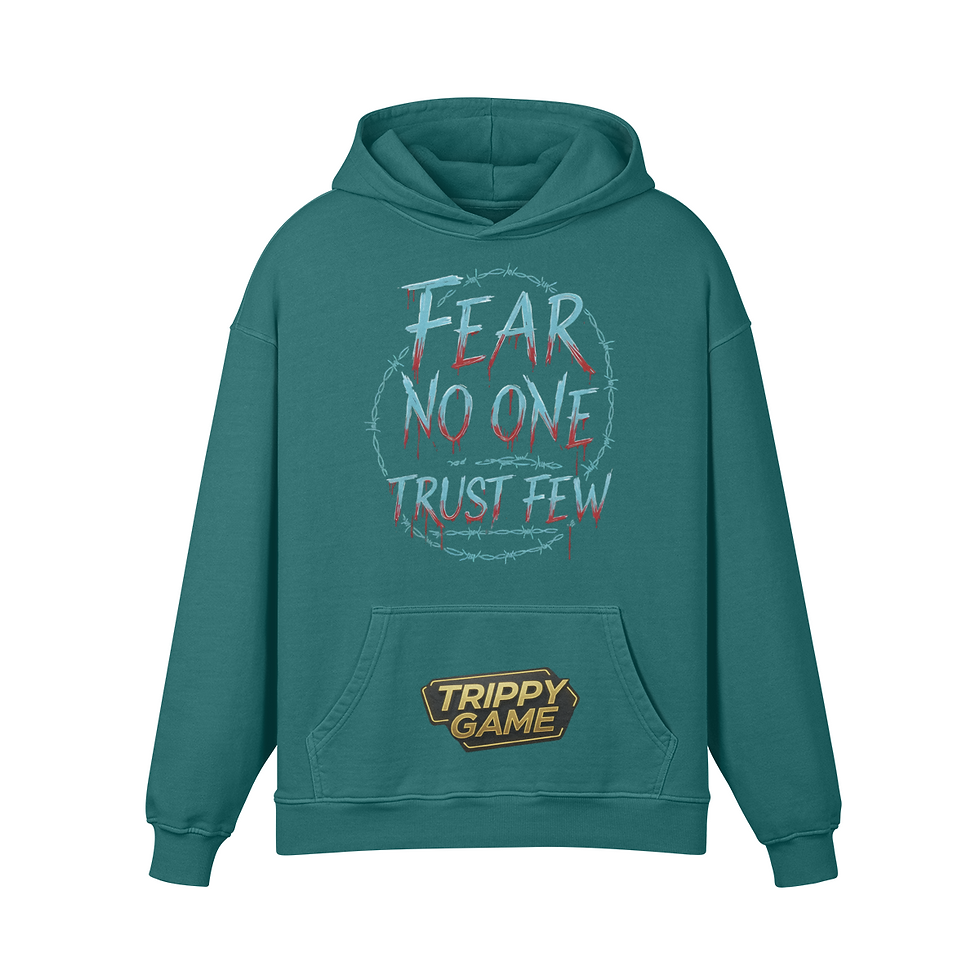 Miniatura: Trippy Game Unisex Super Heavyweight Oversized Retro Hoodie