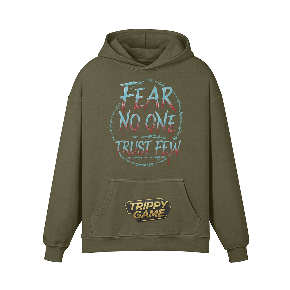 Miniatura: Trippy Game Unisex Super Heavyweight Oversized Retro Hoodie