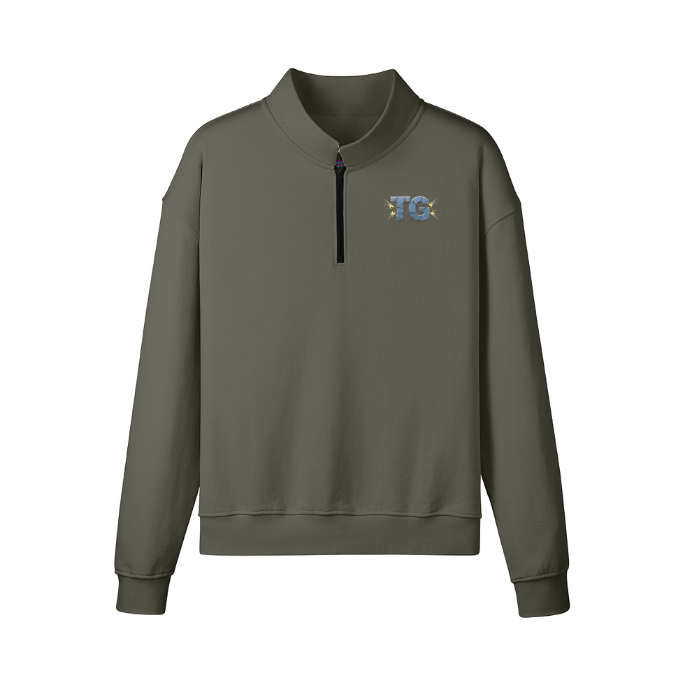 Miniatura: Trippy Game Unisex Heavyweight Half-zip Sweatshirt