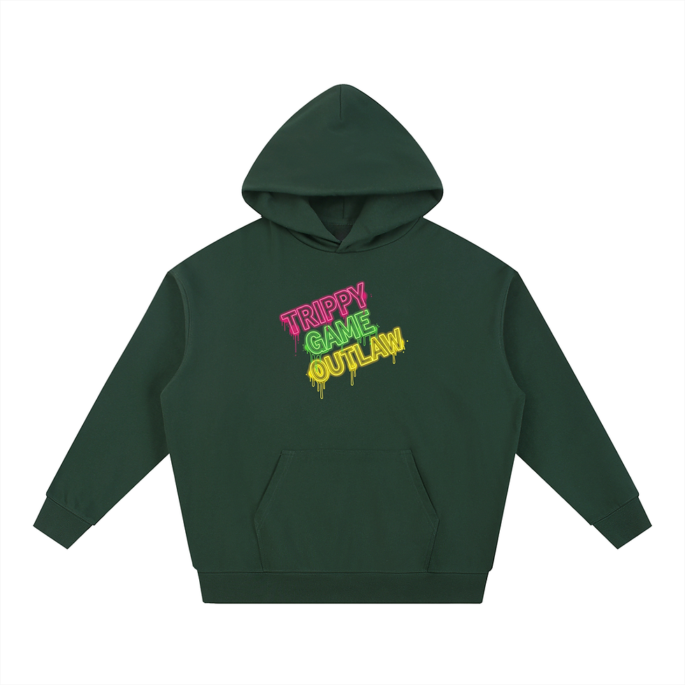 Thumbnail: Trippy Game Outlaw Essential Heavyweight Hoodie