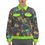 Miniature : Trippy Game Green Lava Unisex Lapel Jacket | Fashionable Cotton Canvas Jacket