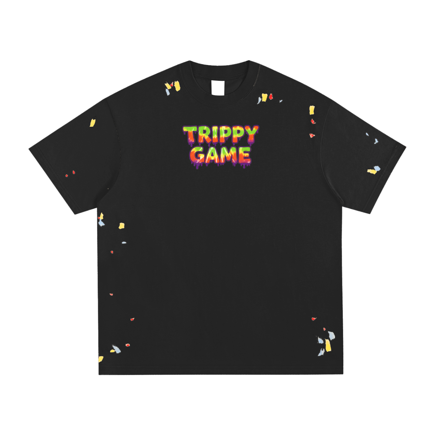 Trippy Game Paint Splatter T-Shirt
