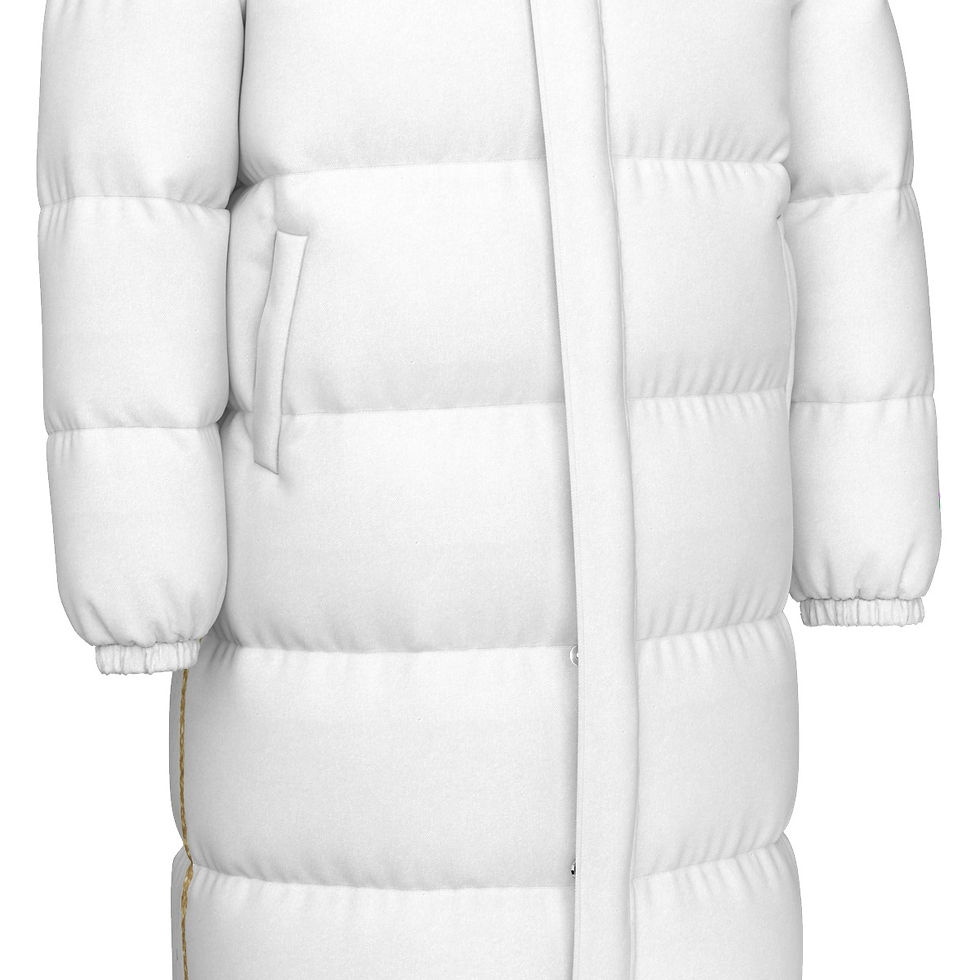 Miniatura: Rich Rebirth Unisex Long Down Jacket