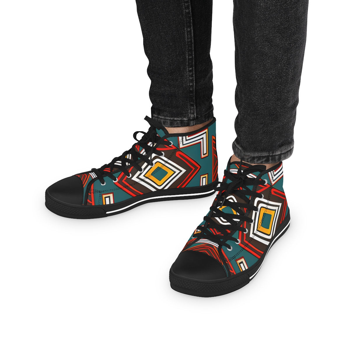 Tribal Fusion High Top Sneakers