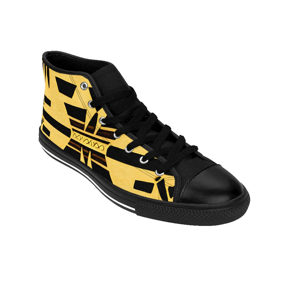 Miniatura: Yellow Tribal Sign Sneakers