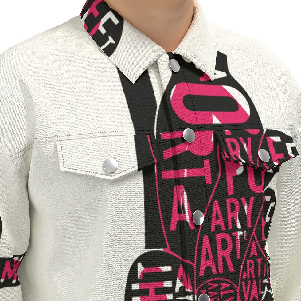Thumbnail: Revolution'Art Unisex Lapel Jacket
