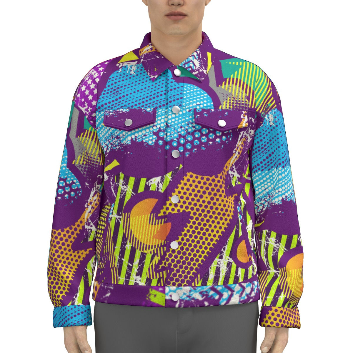 Street Art Unisex Lapel Jacket Unisex Lapel Jacket