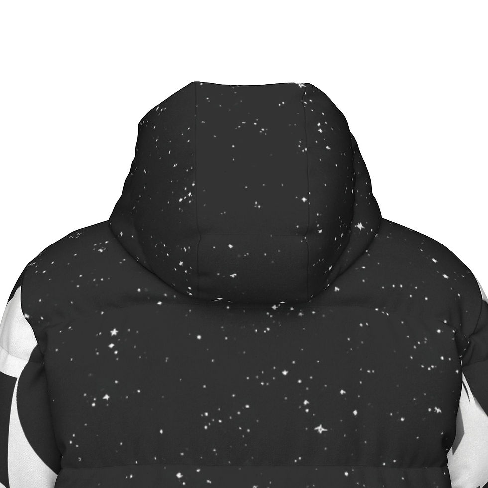 Miniatura: Galaxy Unisex Long Down Jacket
