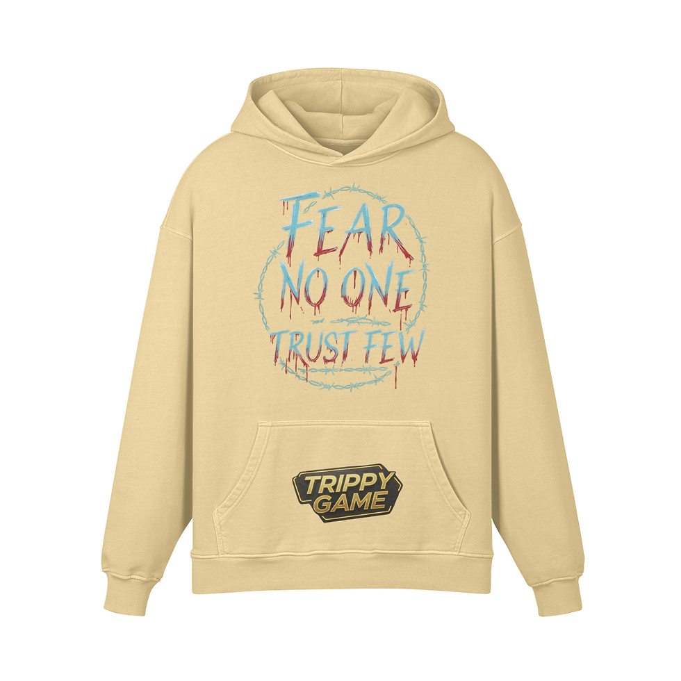Miniatura: Trippy Game Unisex Super Heavyweight Oversized Retro Hoodie