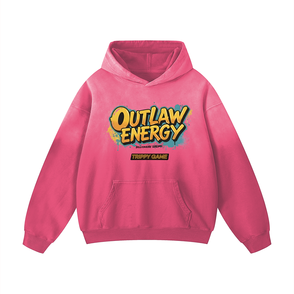 Miniatura: Outlow Energy Heavyweight Sunfade Oversized Hoodie
