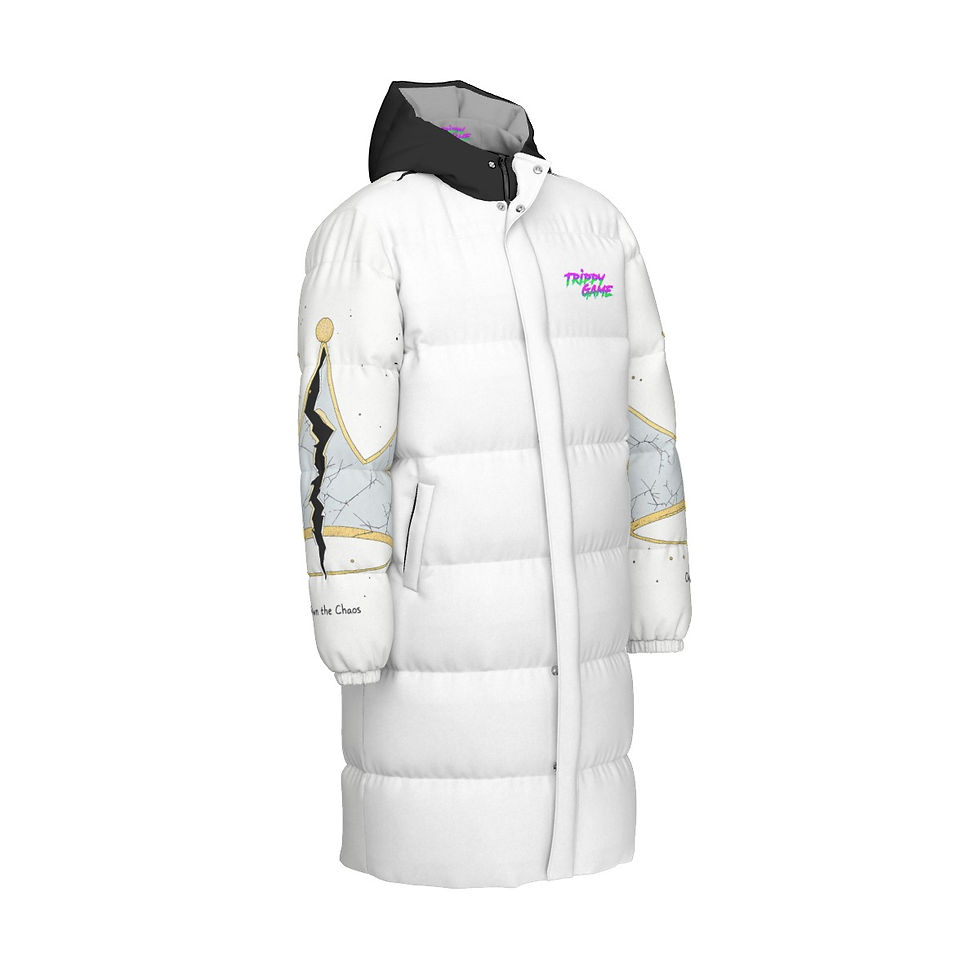 Miniatura: Own The Chaos Unisex Long Down Jacket