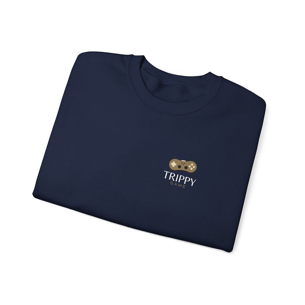 Miniatura: Trippy Game Design Crewneck Sweatshirt
