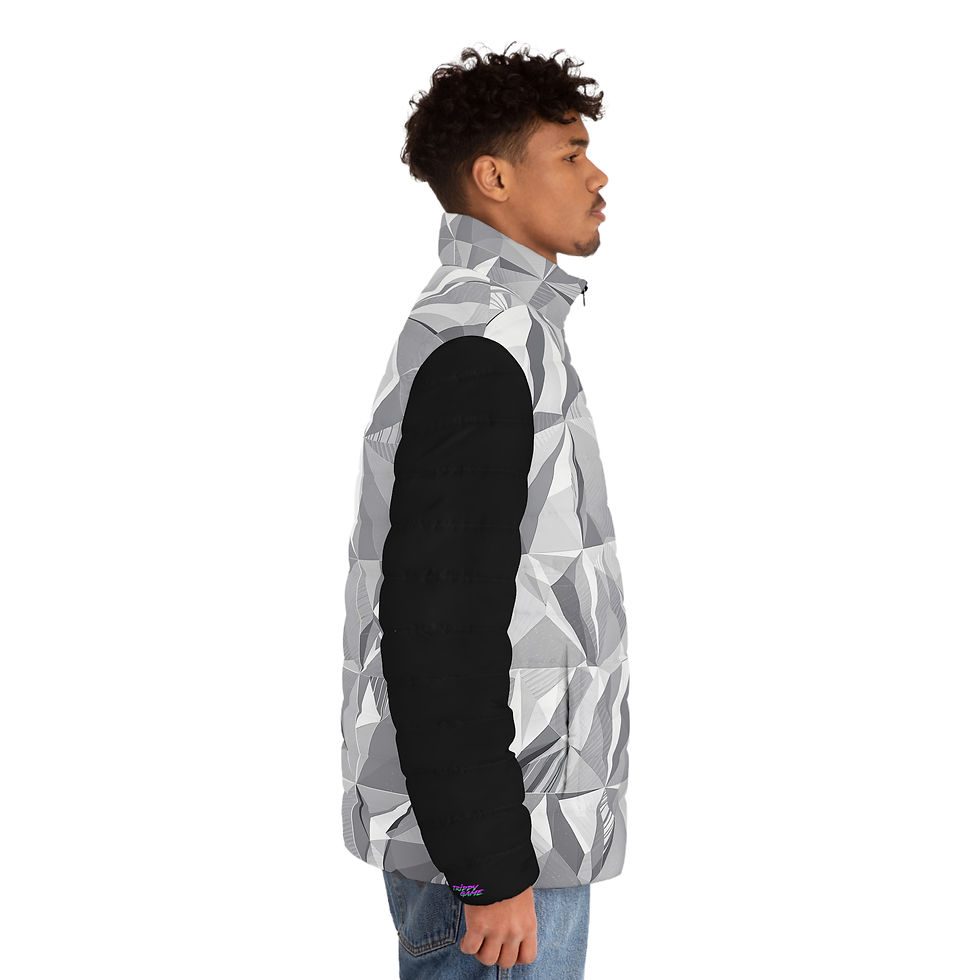 Miniatura: Silver Square Puffer Jacket