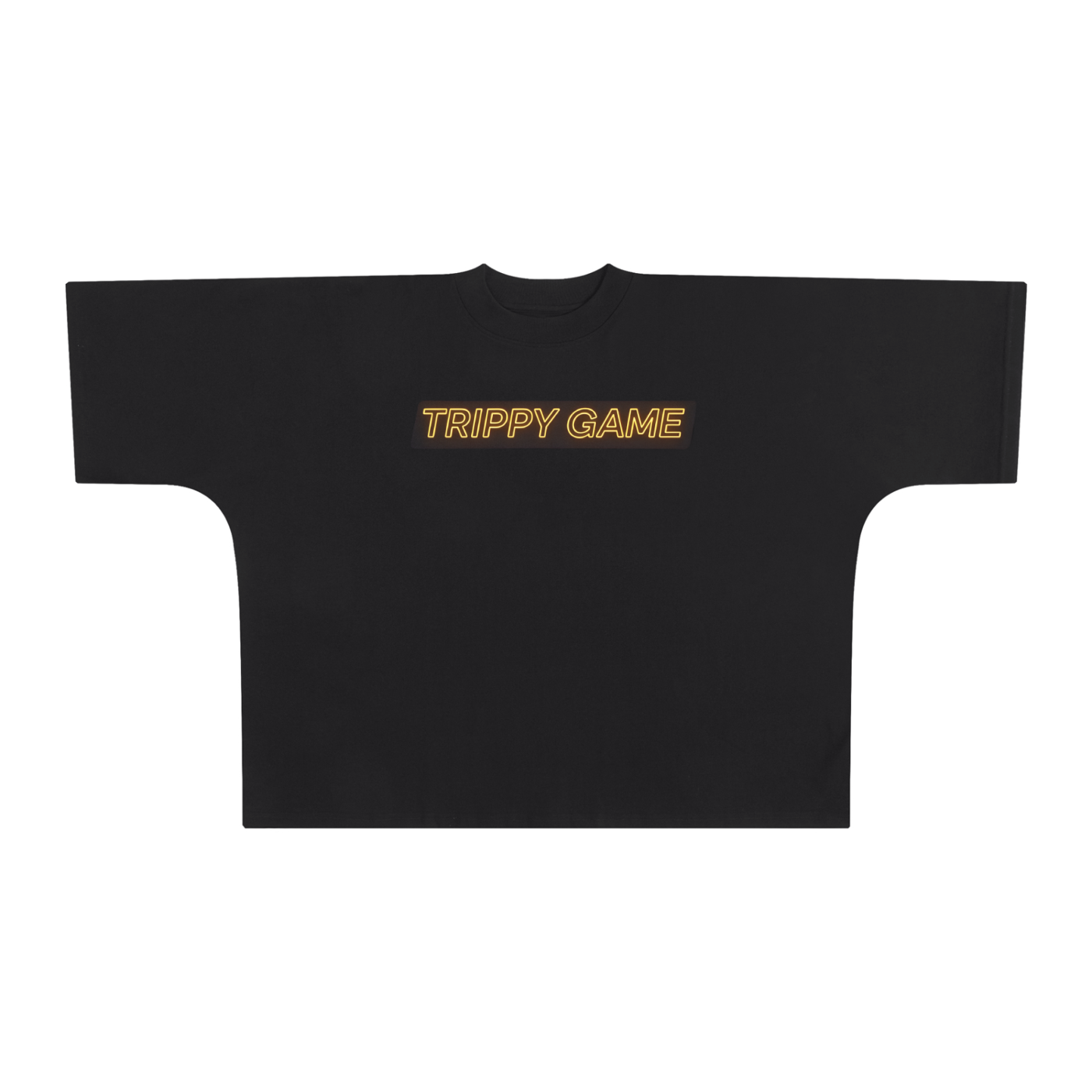 Trippy Game Oversize One-piece Pattern Tee
