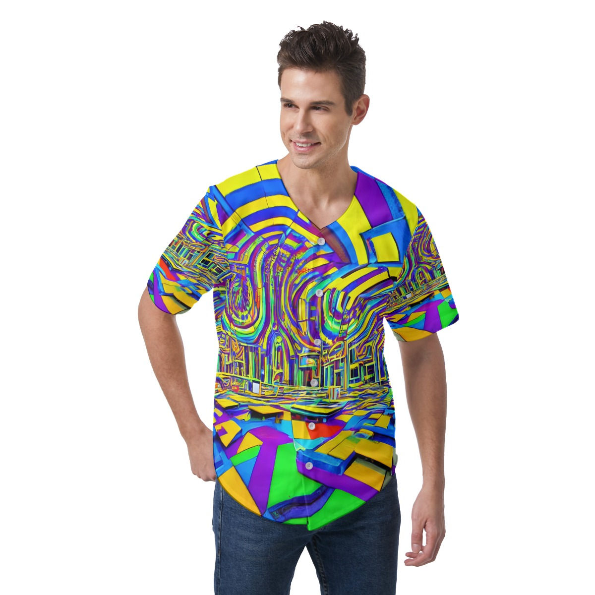 Trippy palace Short Sleeve Jersey