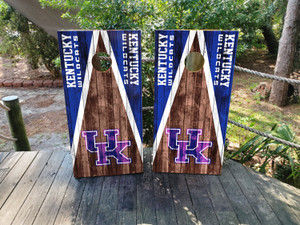 WILDCATS CORNHOLE BOARDS / SET - UK LOGO- DESIGN 7