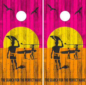 ENDLESS SUMMER CORNHOLE BOARDS / SET - DESIGN 2