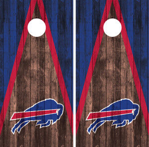 BUFFALO BILLS CORNHOLE BOARDS / CORNHOLE SET - DESIGN 7