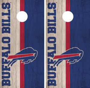 BUFFALO BILLS CORNHOLE BOARDS / CORNHOLE SET - DESIGN 4.2